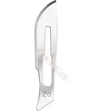50 PCS SURGICAL STERILE SCALPEL HANDLE BLADES #20 SURGICAL BLADES