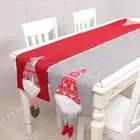 Luxury Christmas Elf Table Runner 34x212cm Table Cover Tablecloth Home