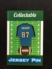Tennessee Titans Eric Decker jersey lapel pin-Collectable-Awesome for Caps!