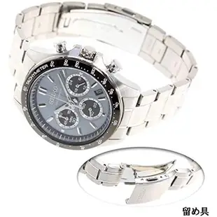 日本 Seiko 精工 質感銀石英男錶 SBTR027