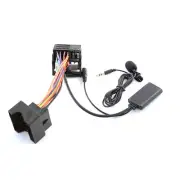 Car Radio Bluetooth 5.0 Music AUX Microphone Cable Adapter For BMW E60 E66 E70