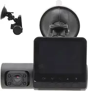 3 Channel Dash Cam, 1080P Dash Cam Front and Rear Inside, G Sensor and Night Vision Loop Recording Driving Recorder with 170° Front Wide Angle Camera, Triple Car Camera for Car