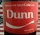 Share A Coke With Dunn 2017 Limited Edition Coca Cola Bottle