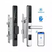 Smart Sliding Door Lock Aluminum Alloy Waterproof Fingerprint TTLock App Control