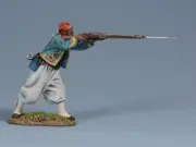 TEAM MINIATURES FRANCO PRUSSIAN WAR PFW-A6003 FRENCH ALGERIAN TIRAILLEUR STANDIN