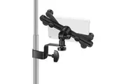 Music Mic Stand Mount for iPad Pro Air Mini, Nexus, Galaxy, 15-28cm, 360 Swivel
