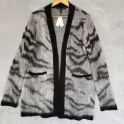 White House Black Market Sweater Womens Medium Cardigan Kimono Alpaca Wool NWT