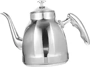 Zerodeko Stainless Steel Kettle Fellow Tea Pot Infuser Whistling Stovetop Kettle Bubble Teapot