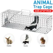 OZNALA 3 Trap Humane Possum Feral Cage Cat Rabbit Bird Animal Dog Hare Fox Live Catch