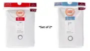 Wonder Nation Boys 5 Pk White Crew/5 Pk A-Line Tank Set Size L Husky (10-12) SET
