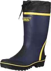 [富士手袋工業] Fuji Glove Industries 799 Men's Navy Boots, Work Shoes, Rain Boots, Cover Included