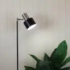 Oriel Lighting ARI FLOOR Retro Task Lamp in Brushed Chrome
