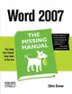 Word 2007: The Missing Manual (Paperback)-cover