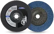 BHA Zirconia Grinding and Sanding Flap Discs T29, 7" x 7/8" - 10 Pack (40 Grit)