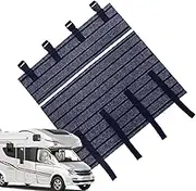 Yabauuop Rv Step Rug,Rv Stabilizer Pads for Outdoor - Weather-Resistant Protective Trailer Ladder Rug Replacement Protector for Road Trips Camping Tailgate Parties
