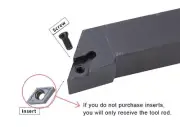 1pcs Carbide Inserts Lathe Bar External Turning Tool Holder Dcmt11 Cutting Tool