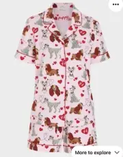 BNWT Peter Alexander Disney Lady & The Tramp Summer Set - SIZE 14