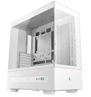 DeepCool CH690 DIGITAL WH Mid-Tower ATX Case, Panoramic Design, Support up to 420mm Radiator, Supports Rear Connector Motherboards, USB3.0x2 Audio/Mi R-CH690-WHNNA0D-G-1