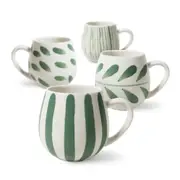 Robert Gordon Hug Me Mugs Olive 400ml (Set of 4)