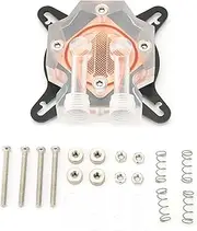 Transparent Water Cooling Base Full Range Universal Glossy Copper Plate for GPU Graphics Card Heat Removal Accessories