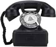 CHICIRIS Antique Phone Ornament,Vintage Retro Antique Phone Landline Telephone Home Desk Decor Ornament Photograph Props