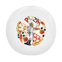 在飛比找PChome24h購物優惠-【YU Living】義式PIZZA盤廚師款 12吋盤 餐盤