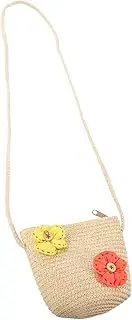 [HORIALENCE] Woven Crossbody Bag for Little Cute Straw Beach Bag for Vacation Travel Daily Use Lightweight Durable Design present for Birthdays Special Occasions