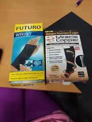 Futuro Medium Wrist Brace & Miracle Copper Compression Socks