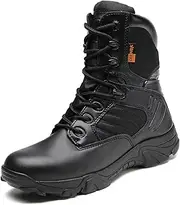 [Kervaky] Men's Tactical Boots Military Boots Hard wearing Boots Hiking boots Lightweight Boots Outdoor Boots