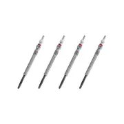 4 x Bosch Glow Plugs for Volvo C30 V40 D2 Kinetic 1.6L D4162T I4 8V 10-15