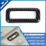 Carbon Fiber Roof Skylight Window Handle Cover Trim For Mitsubishi Montero 07-21 (for: Mitsubishi)