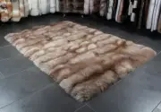 4830 Amber Fox Carpet Genuine Pelt Runner Real Fur Rug Pelt Carpet Pelt Rug Furs