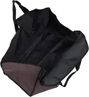 OKUMEYR 1Pc Firewood Carrier Bag Large Log Carrying Tote with Double Handles Oxford Cloth Storage for Indoor Outdoor Firewood Camping and Bbq Deep Khaki
