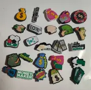 25 Money Shoe Charms for Crocs Theme Charms