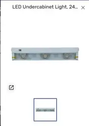 Csl Nca-Led-24 White 24″ Led Task Light 120V Counterattack Linkable