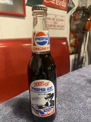 Vintage Pepsi Bottle Longneck Unopened -Richard petty # 43 1984 200th career win