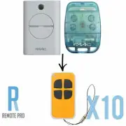10 x FAAC Compatible Garage/Gate Remote XT2/XT4/TE4433H/433LC/787452