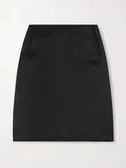 [AZ FACTORY] AZ FACTORY - Switchwear Recycled Duchesse-satin Mini Skirt - Black - FR 40 FR 40 Black