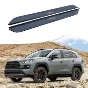 Black Running Board fits for Toyota RAV4 2019-2024 Side Step Nerf Bar 2PCS