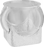 Round Fish Bowl,Clear Betta Fish Aquarium - Small for Betta Fish Turtle, Desktop Fish Tank, Home Decor