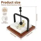 Napkin Holder Wood Table Napkin Holder with Weighted Metal Arm Practical☁