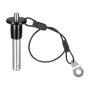 304 Stainless Steel Grip Push-Button Locking Pins with 24cm Wire (8mm-25mm)