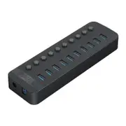 ORICO 10 Port USB 3.0 Charging Station and Hub - Black