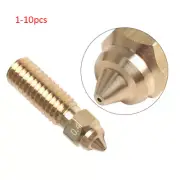 3D Printer Brass Nozzle 0.4mm Extruder Nozzle Replacement for SV07 3D Printer