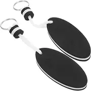 [Holibanna] Key Ring Chain Boats Key Rings for Keychains Anchor Kayak Plug Inflatable Floating Key Chain Sailing Floating Key Rings Canoe Kayak Replacement Parts Quentin Boat Key Black