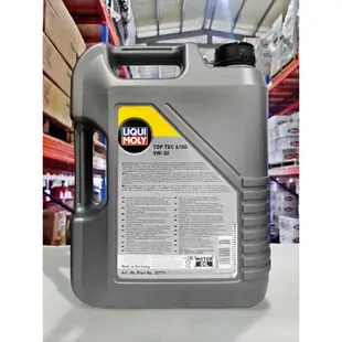 『油工廠』LIQUI MOLY 6100 0w30 0w-30 頂技 合成 超長效特殊機油 5公升裝 #20779