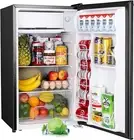Upstreman 3.2 Cu.Ft Mini Fridge with Freezer, Single Door Mini Fridge, Dorm Frid