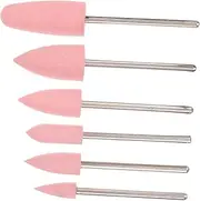 BIUDECO Pcs Women Nail Drill Bits Set Metal Nail Drill Bits Manicure Tools for Home Salon