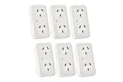 6x Sansai Vertical Up Powerpoint Double Adaptor Outlet Power Board Splitter AU