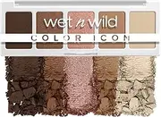 wet n wild Color Icon Eyeshadow Makeup 5 Pan Palette, Matte, Shimmer, Metallic, Long Wearing, Rich Buttery Pigment, Cruelty Free - Walking On Eggshells